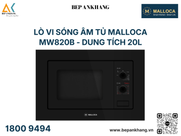 Lò Vi Sóng Âm Tủ Malloca MW820B - 5 mức công suất